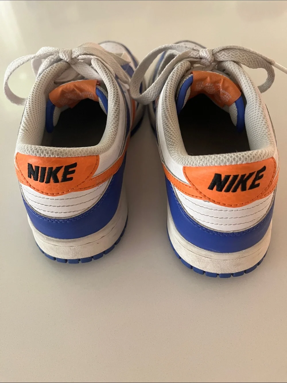 Boys Nike Dunks Low - Blue/Orange - size 6Y
